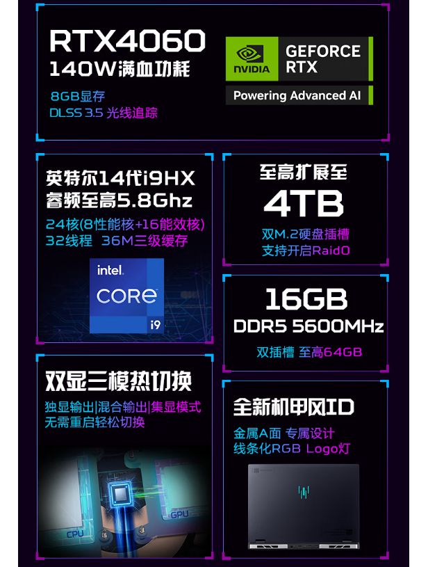 0HX90三款强力游戏本补贴后不足7000元不朽情缘电子游戏网址14650HX1470(图2)