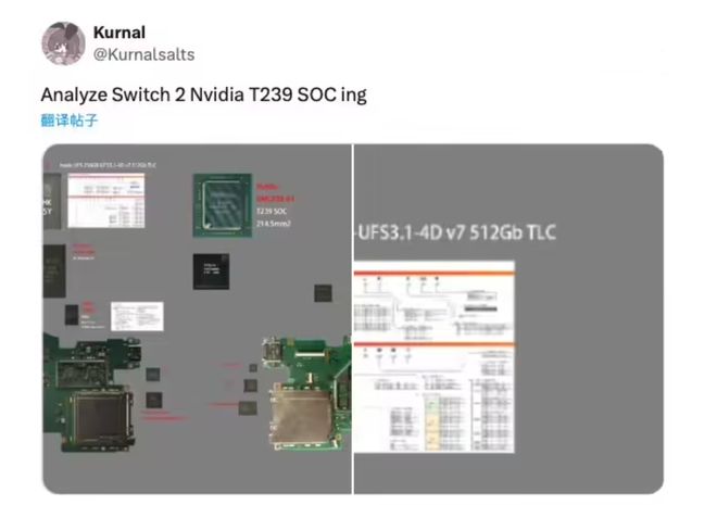 曝光：英伟达定制款Tegra T239不朽情缘正版任天堂Switch 2芯片(图7)